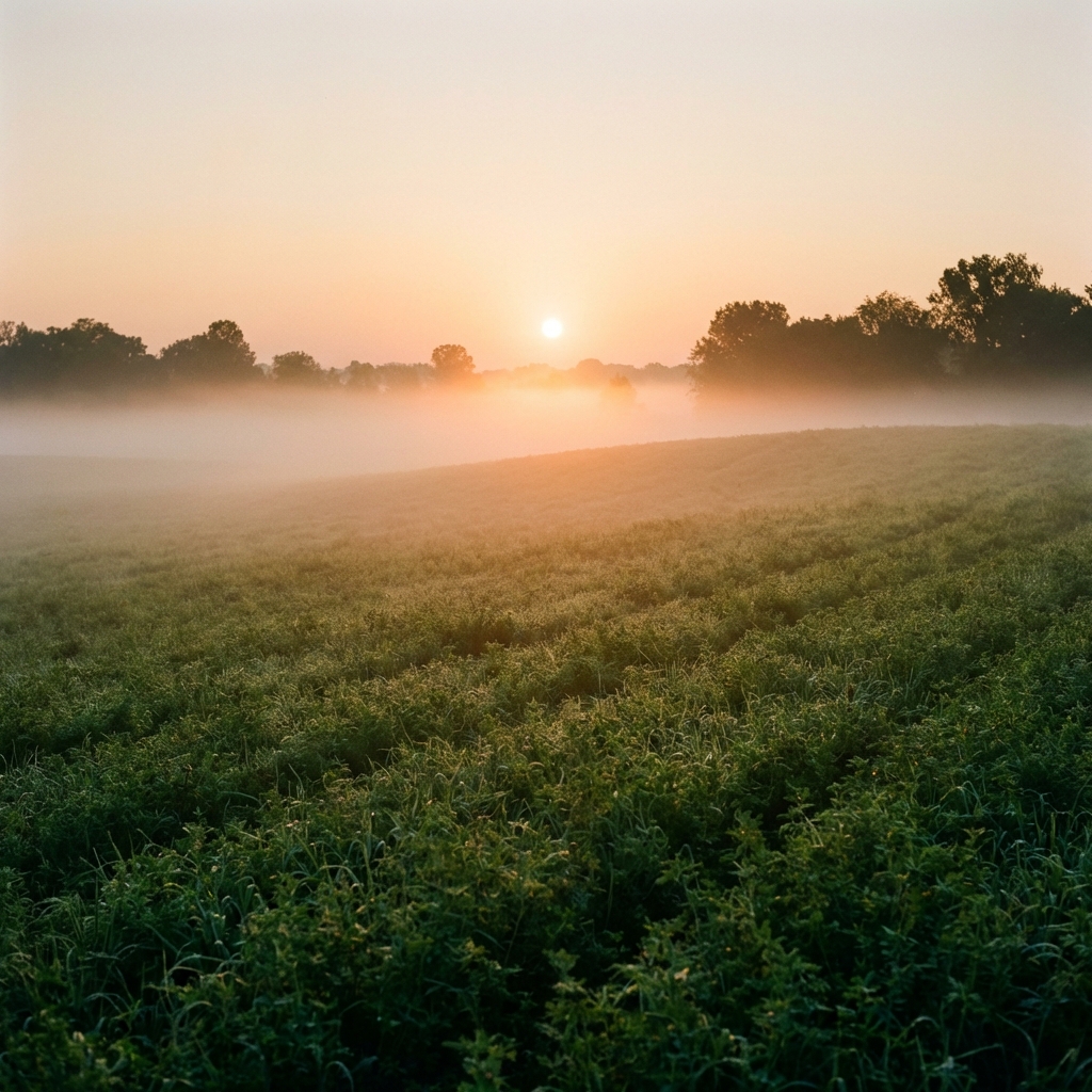 Amanecer en el campo